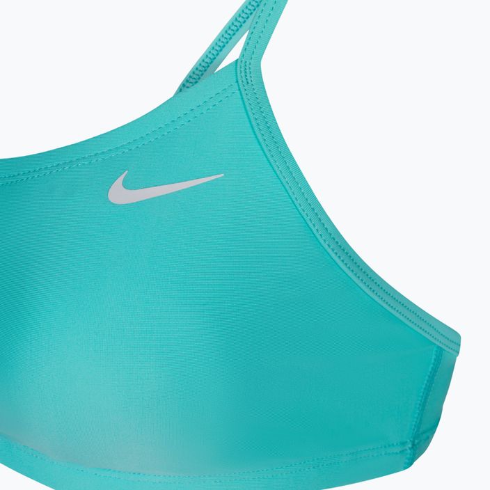 Купальник роздільний жіночий Nike Essential Sports Bikini голубий NESS9096-318 3
