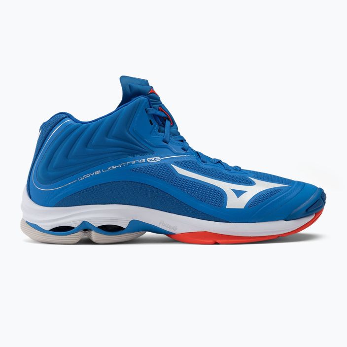 Кросівки волейбольні Mizuno Wave Lightning Z6 Mid блакитні V1GA200524 2