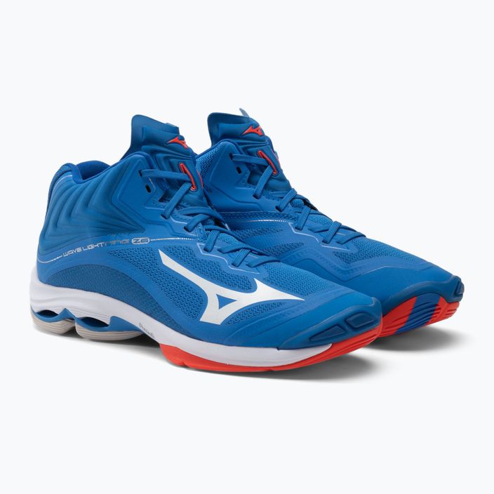Кросівки волейбольні Mizuno Wave Lightning Z6 Mid блакитні V1GA200524 5