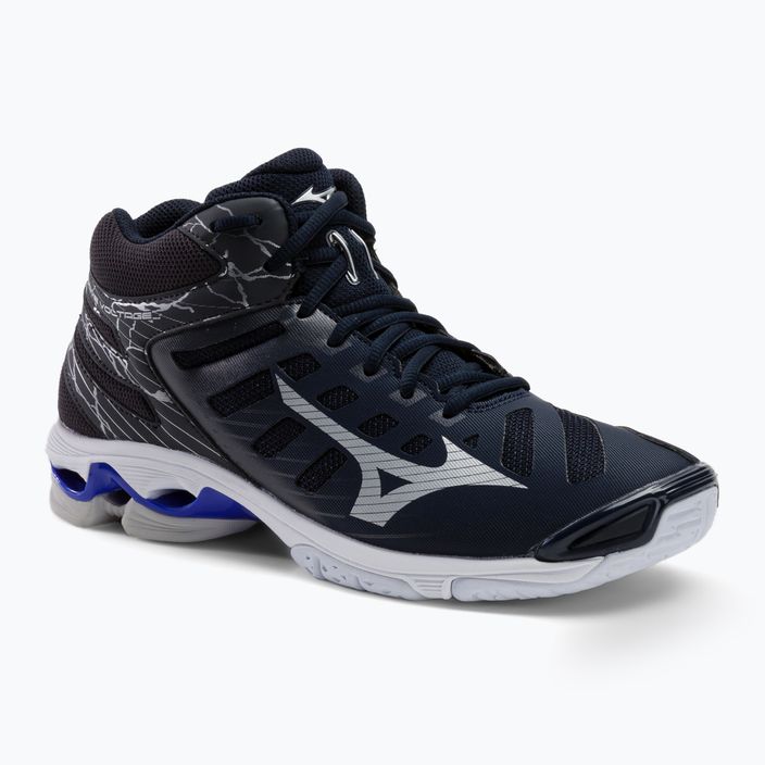 Кросівки волейбольні чоловічі Mizuno Wave Voltage Mid сині V1GA216501