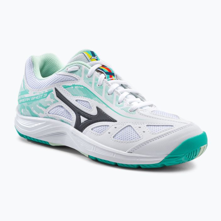 Кросівки для тенісу жіночі Mizuno Break Shot 3 AC біло-зелені 61GA212623