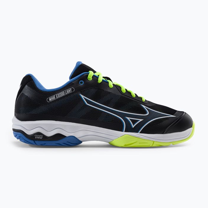 Кросівки для тенісу чоловічі Mizuno Wave Exceed Light AC чорні 61GA2218 2