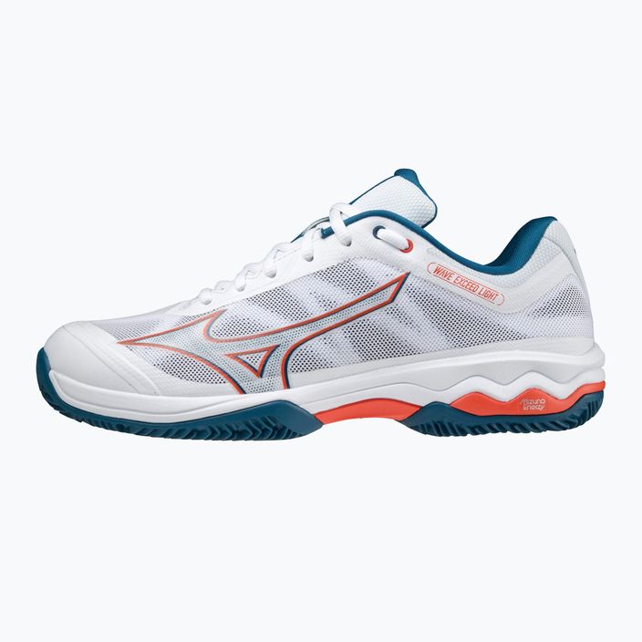Кросівки для тенісу чоловічі Mizuno Wave Exceed Light CC білі 61GC222030 10