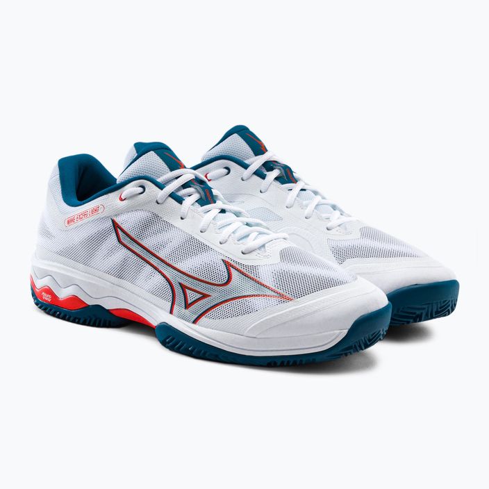 Кросівки для тенісу чоловічі Mizuno Wave Exceed Light CC білі 61GC222030 5