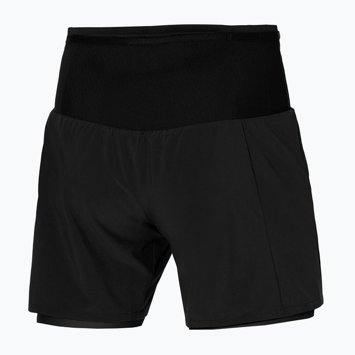 Чоловічі бігові шорти Mizuno Multi Pocket 7.5 чорні 2