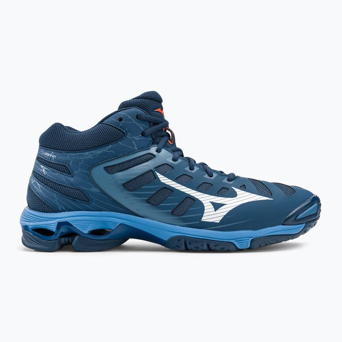 Кросівки волейбольні чоловічі Mizuno Wave Voltage Mid синьо-блакитні V1GA216521 2