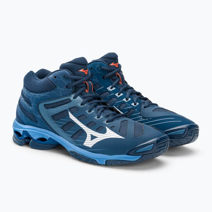 Кросівки волейбольні чоловічі Mizuno Wave Voltage Mid синьо-блакитні V1GA216521 5