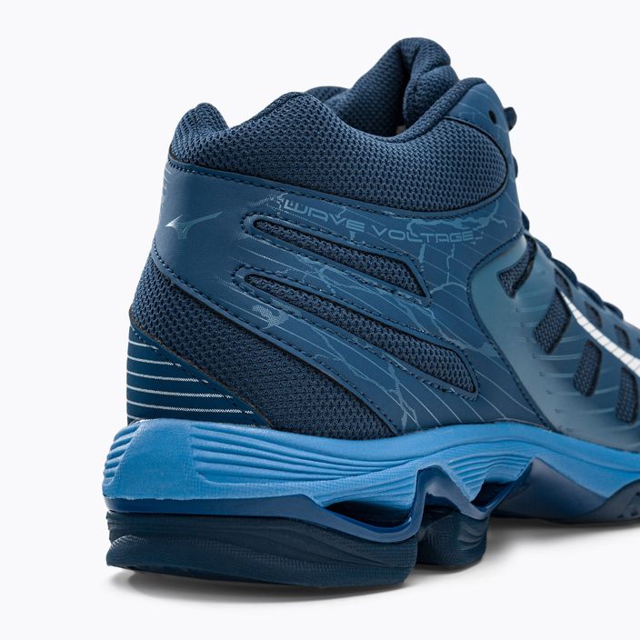 Кросівки волейбольні чоловічі Mizuno Wave Voltage Mid синьо-блакитні V1GA216521 10