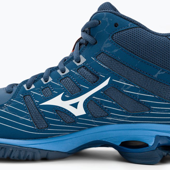 Кросівки волейбольні чоловічі Mizuno Wave Voltage Mid синьо-блакитні V1GA216521 12