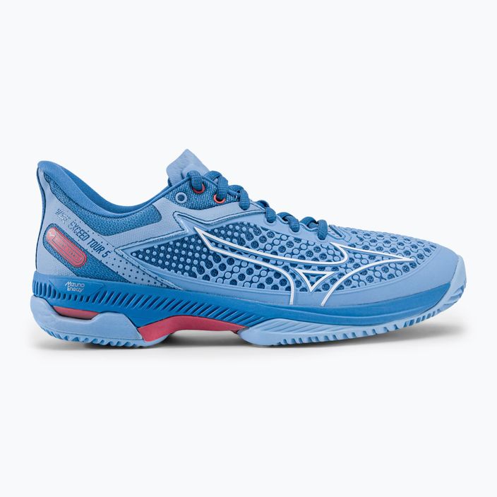 Кросівки для тенісу жіночі Mizuno Wave Exceed Tour 5 CC блакитні 61GC227521 2