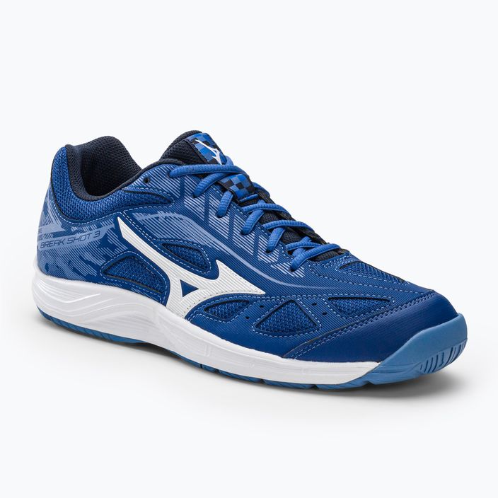 Кросівки для тенісу чоловічі Mizuno Breakshot 3 AC сині 61GA214026