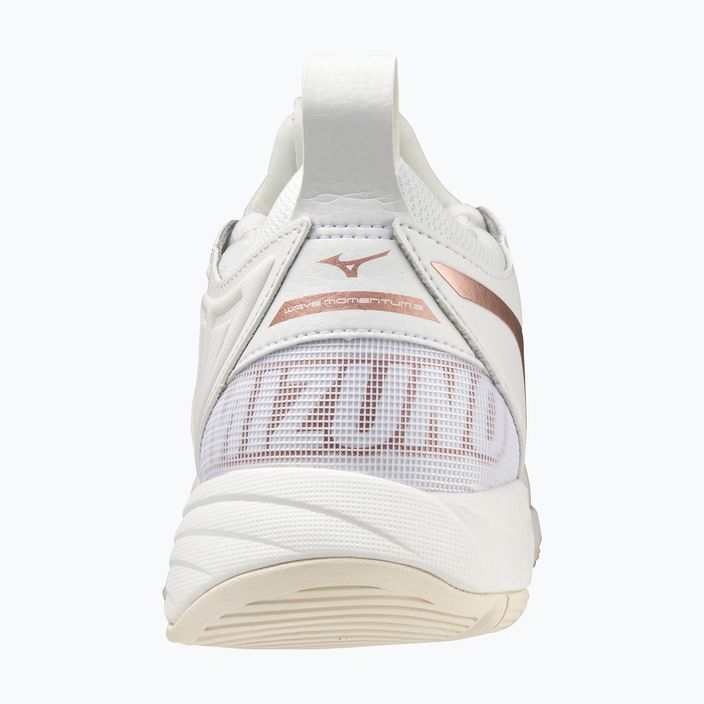 Чоловічі волейбольні кросівки Mizuno Wave Momentum 2 білі/рожеві/білосніжні 8