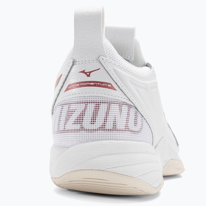 Чоловічі волейбольні кросівки Mizuno Wave Momentum 2 білі/рожеві/білосніжні 10