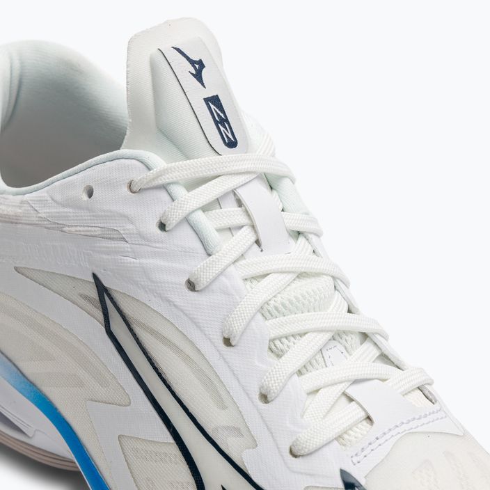 Чоловічі волейбольні кросівки Mizuno Wave Lightning Z7 нефарбовані білий/місячний океан/мирний блакитний 9