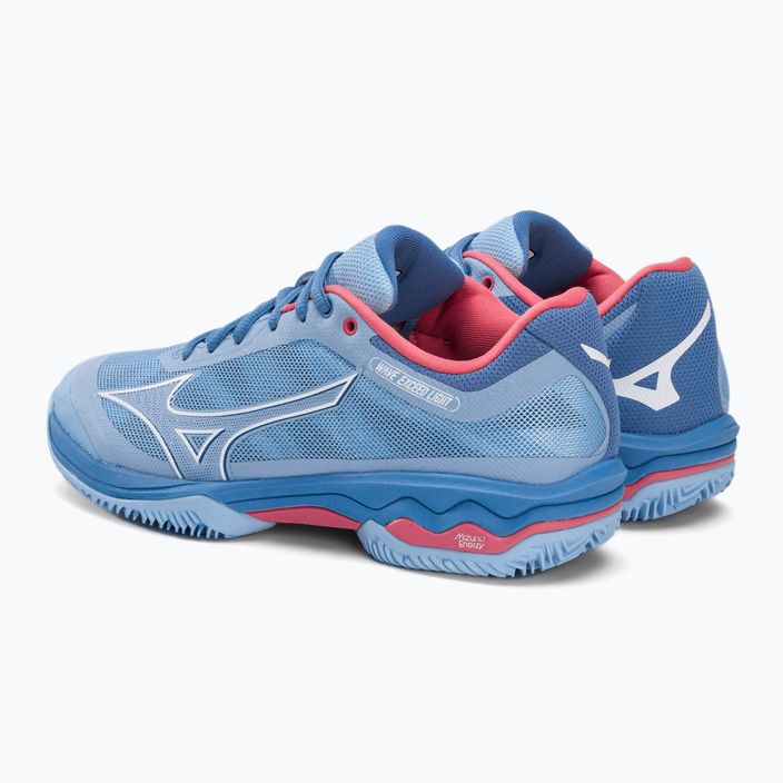 Кросівки для тенісу жіночі Mizuno Wave Exceed Light CC блакитні 61GC222121 3