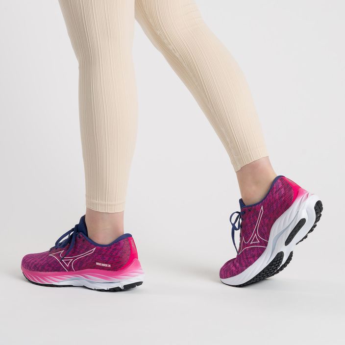 Кросівки для бігу жіночі Mizuno Wave Rider 26 рожеві J1GD220327 3