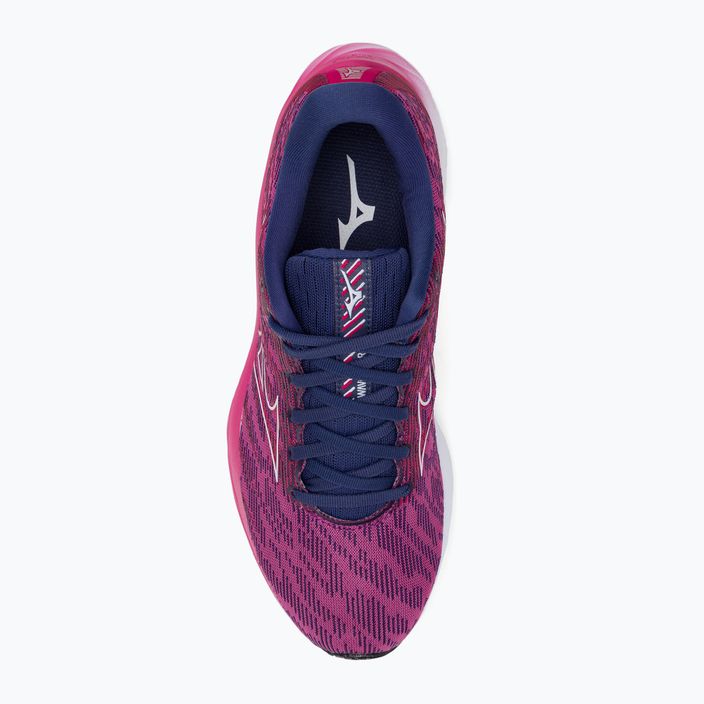 Кросівки для бігу жіночі Mizuno Wave Rider 26 рожеві J1GD220327 8