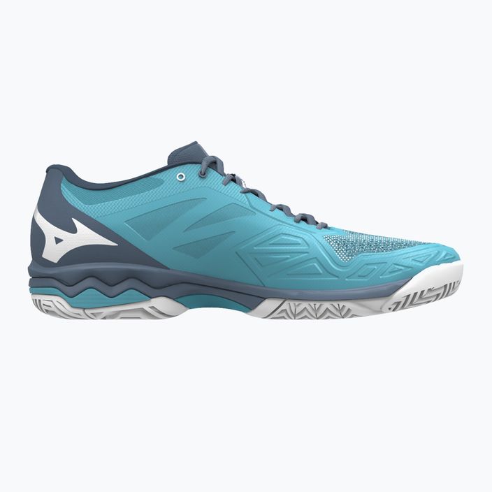 Кросівки для тенісу чоловічі Mizuno Wave Exceed Light CC блакитні 61GC222032 11