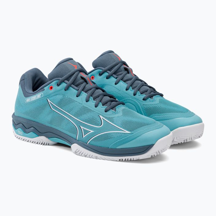 Кросівки для тенісу чоловічі Mizuno Wave Exceed Light CC блакитні 61GC222032 4