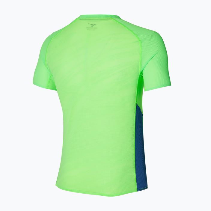 Чоловіча бігова футболка Mizuno Aero Tee світло-зелена 2