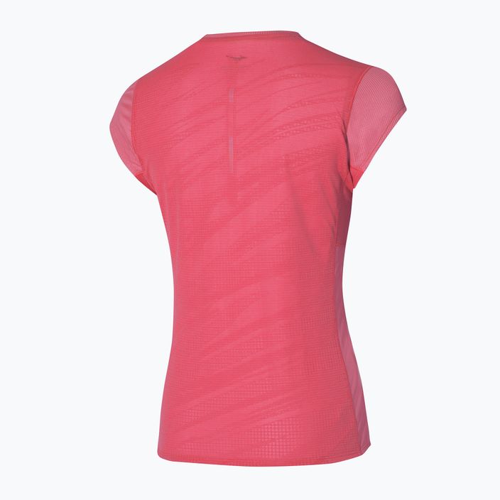 Жіноча бігова футболка Mizuno Aero Tee sunkissed coral 2