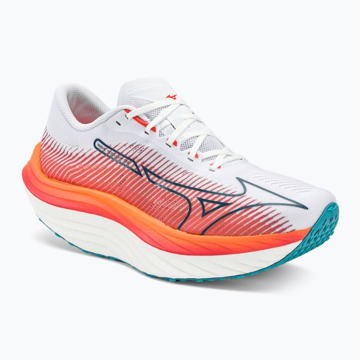 Кросівки для бігу  Mizuno Wave Rebellion Pro біло-помаранчеві J1GC231701