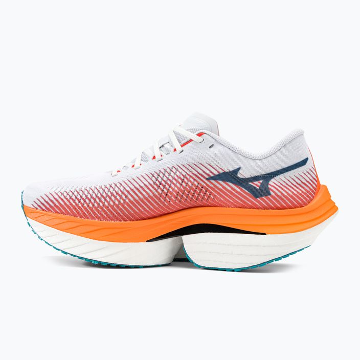 Кросівки для бігу  Mizuno Wave Rebellion Pro біло-помаранчеві J1GC231701 10