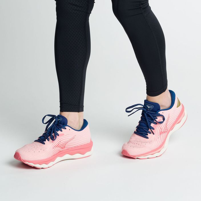 Кросівки для бігу жіночі Mizuno Wave Sky 6 рожеві J1GD220273 2