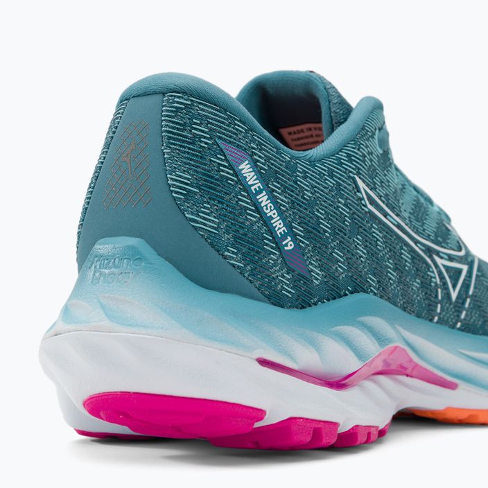 Кросівки для бігу жіночі Mizuno Wave Inspire 19 блакитні J1GD234421 8