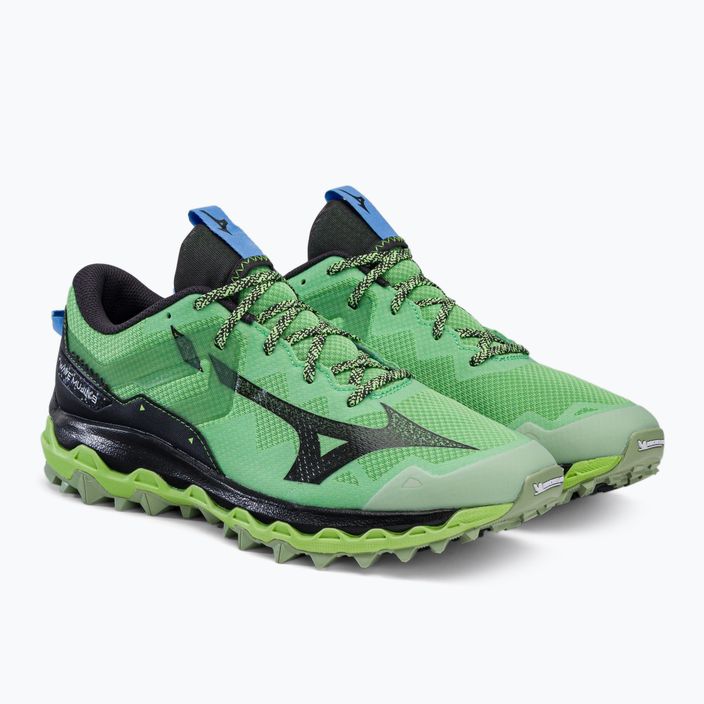 Кросівки для бігу чоловічі Mizuno Wave Mujin 9 зелені J1GJ227052 4