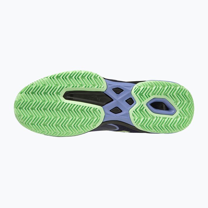 Чоловічі туфлі на підошві Mizuno Wave Exceed Light 2 Padel вечірні сині/зелені/лолітові 11