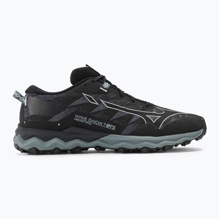 Кросівки для бігу чоловічі Mizuno Wave Daichi 7 GTX black/ombre blue/stormy weather 2
