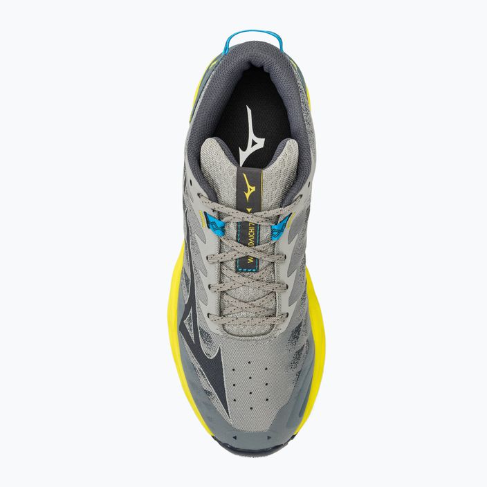 Чоловічі кросівки Mizuno Wave Daichi 7 cgray/blue/bol2(neon) 5