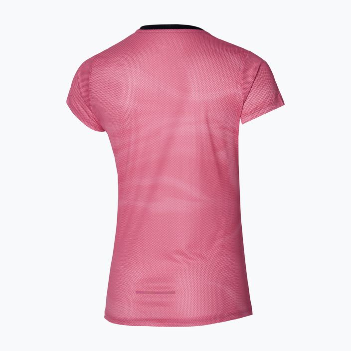 Жіноча бігова футболка Mizuno Premium Aero Tee sangria sunset 2