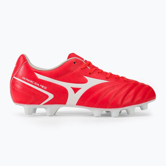 Чоловічі футбольні бутси Mizuno Monarcida Neo II Select FG flerycoral2/білий 2