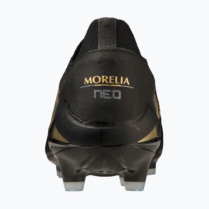 Чоловічі футбольні бутси Mizuno Morelia Neo IV Beta JP MD чорний/золотий/чорний 8