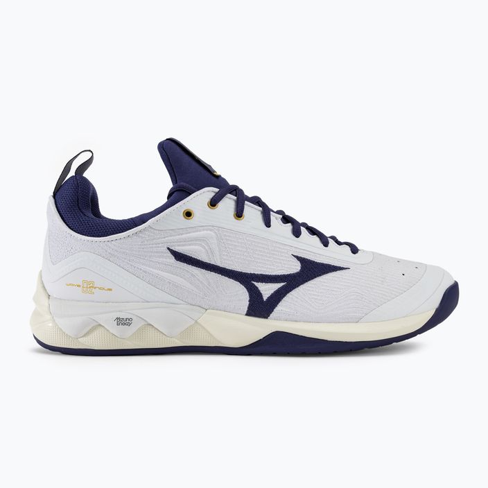 Чоловічі волейбольні кросівки Mizuno Wave Luminous 2 білі/синя стрічка/mpgold 2