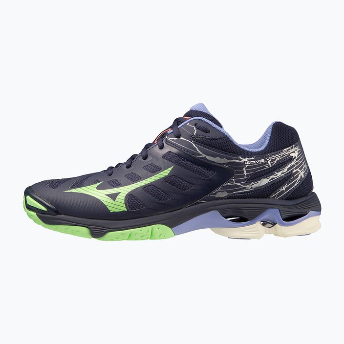 Кросівки баскетбольні Mizuno Wave Voltage evening blue/tech green/lolite 3