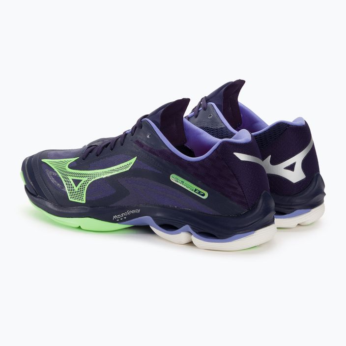 Кросівки волейбольні чоловічі Mizuno Wave Lightning Z7 evening blue / tech green / lolite 4