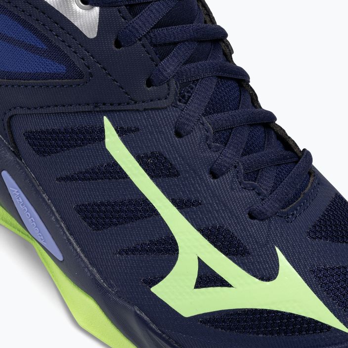 Кросівки баскетбольні Mizuno Wave Dimension evening blue/tech green/lolite 10