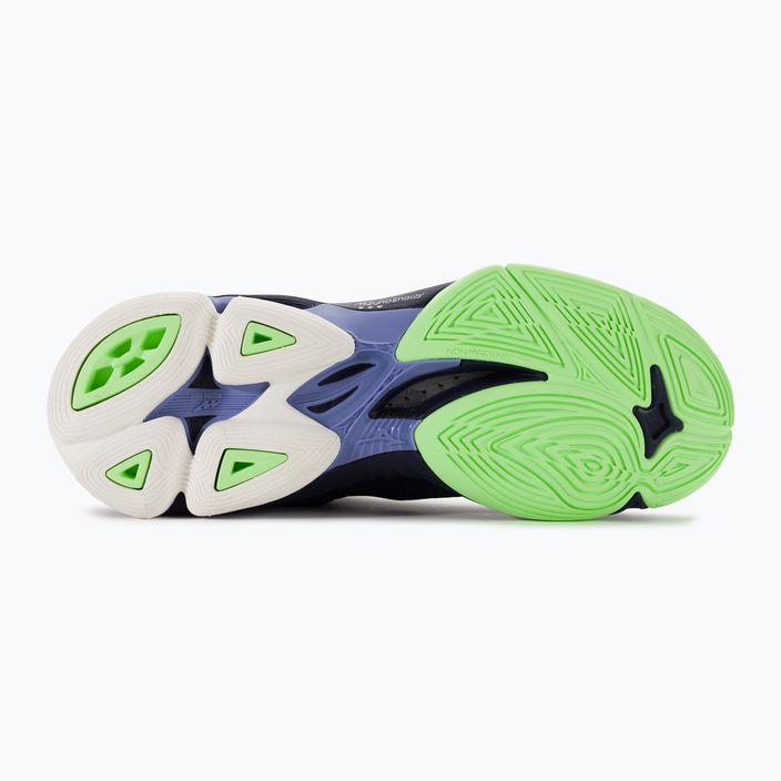 Кросівки волейбольні чоловічі Mizuno Wave Lightning Z7 Mid evening blue / tech green / lolite 6