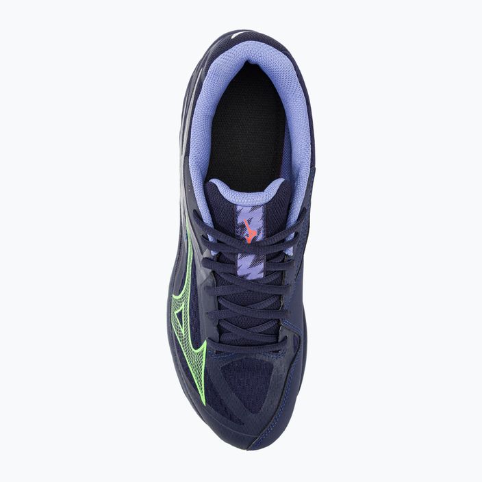 Кросівки баскетбольні чоловічі Mizuno Thunder Blade Z evening blue/tech green/ olite 7