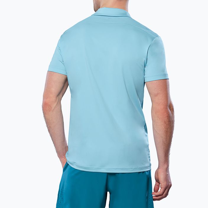 Чоловіча тенісна футболка-поло Mizuno Charge Shadow Polo синє сяйво 2