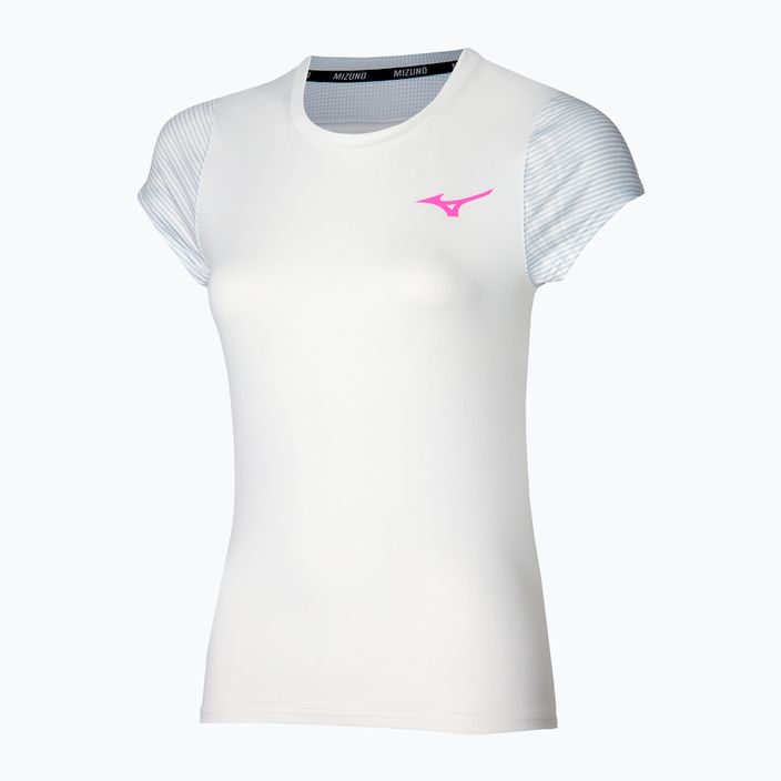 Жіноча тенісна футболка Mizuno Charge Printed Tee біла 3