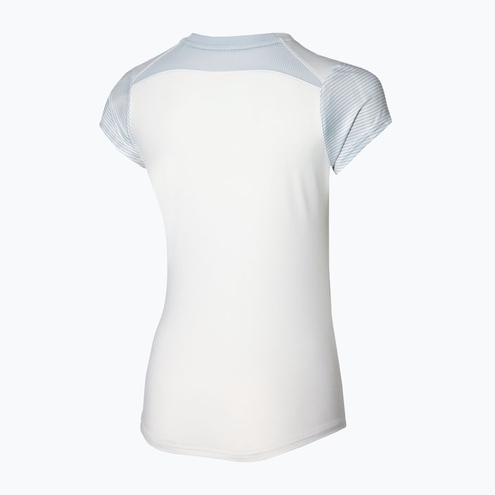 Жіноча тенісна футболка Mizuno Charge Printed Tee біла 4