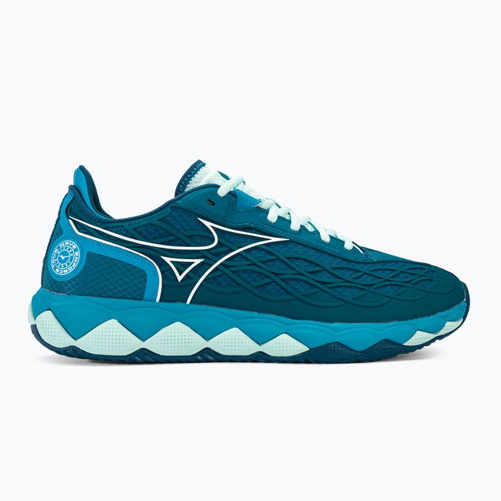 Взуття для тенісу чоловіче Mizuno Wave Enforce Tour AC moroccan blue/white/bluejay 2