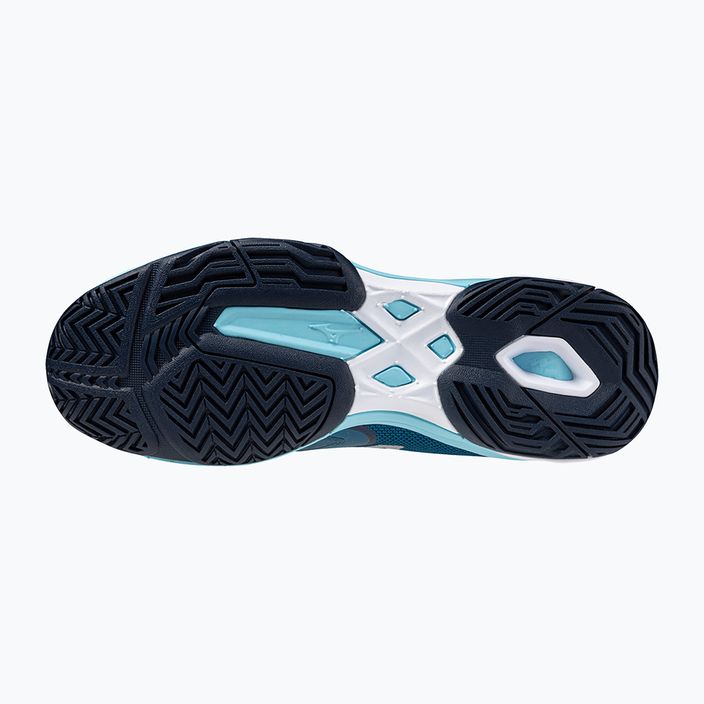 Чоловічі тенісні туфлі Mizuno Wave Exceed Light 2 AC марокканський синій / білий / блакитна сойка 12