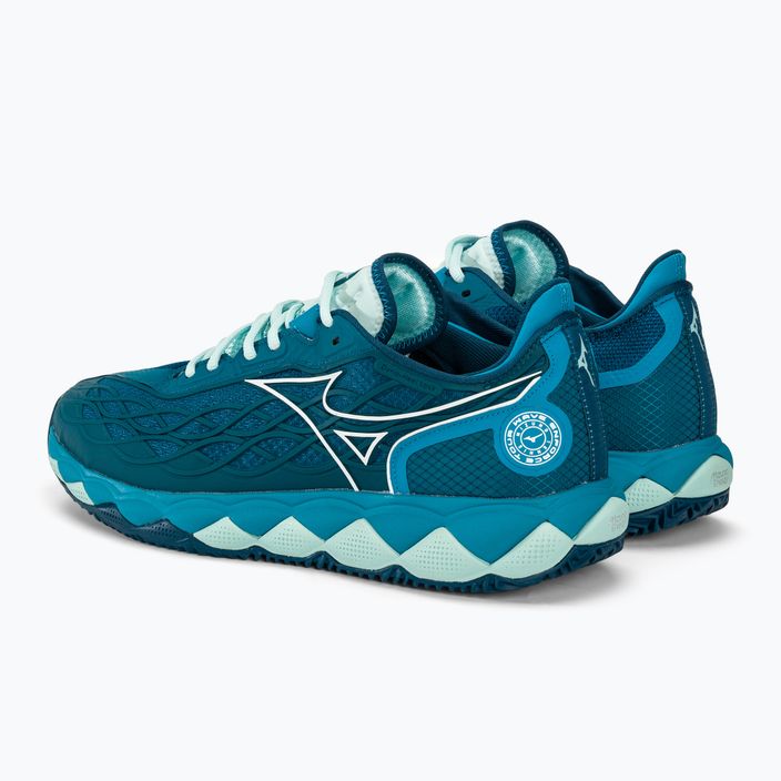 Взуття для тенісу чоловіче Mizuno Wave Enforce Tour CC moroccan blue/white/bluejay 3