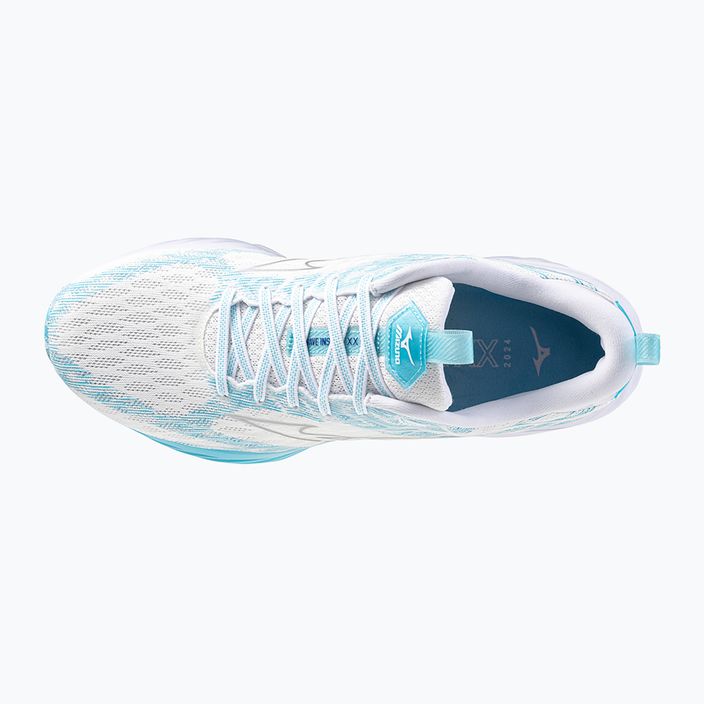 Бігові кросівки Mizuno Wave Inspire 20 SP білий/сріблястий/блакитне сяйво 12