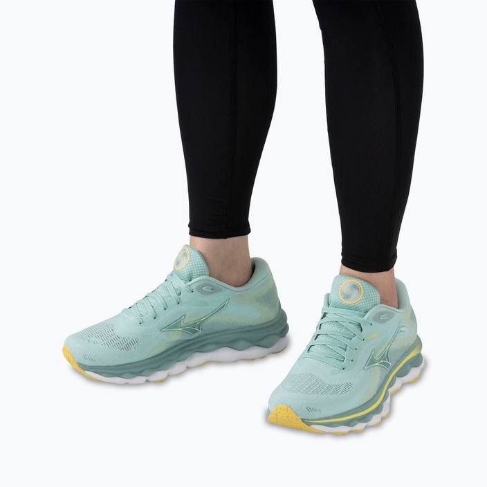 Жіночі бігові кросівки Mizuno Wave Sky 7 яєчна шкаралупа синій/білий/сонячне сяйво 3